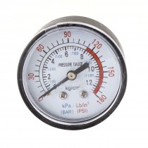 0-12kgf/cm2 0-180PSI Pressure Round Dial Compressor Air Testing Gauge