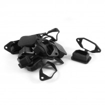 10 Pcs Waterproof Dustproof Rubber IEC320 Socket Protect Cover Caps