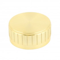 Gold Tone Plastic Potentiometer Rotary Control Knobs Caps 17x40mm