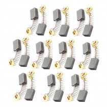 10 Pairs Universal Electric Motor Replacing Carbon Brushes 10mm x 6mm x 15mm