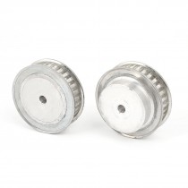 2 Pcs Stainless Steel XL Type 30T 6mm Pitch 6mm Diameter Bore Timing Belt Pulley