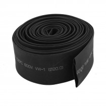 600V 125C 4m Insulated Cover Heating Shrinkable Wire Tube Black