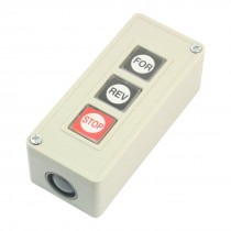 AC 250V 3A Forward Reverse Stop 3-Button Momentary Power Pushbutton Switch