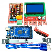 Mega2560R3 w LCD 12864 Controller w A4988 RAMPS 1.4 3D Printer Kit for Arduino