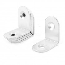 25mm x 25mm Right Angle Stainless Steel Corner Bracket 5Pcs