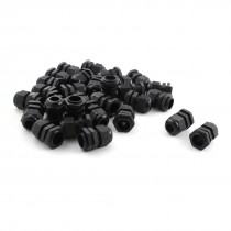 Plastic Waterproof 5-10mm Dia Power Cable Glands Connector Joints PG11 30Pcs