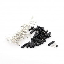 25Set 1Pin Jumper Wire Housing + Male Pin Header Female Lock Crimp Connector