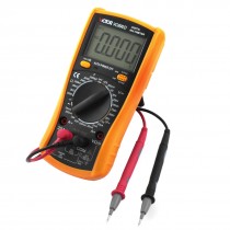 VC890D Voltage Current Resistance Testing LCD Digital Multimeter w Leads