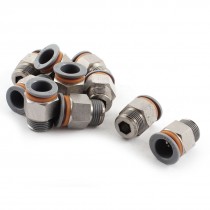 10pcs 3 8 PT 12mm Tube Pneumatic Nylon Straight Fittings Male Connectors