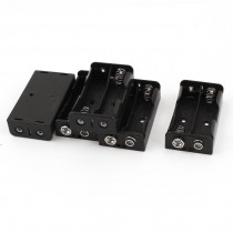 5 Pcs Plastic Storage Case Box Holder Container for 2 x 1.5V AA Battery