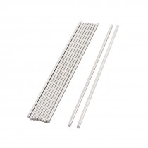 10 Pcs 250mm x 2.5mm Stainless Steel Axle Round Stick Axles Lathe Drill Rod