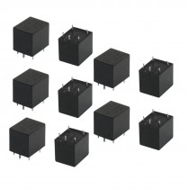JQC-3FT73 DC 6V Coil SPDT 5 Pins PCB General Purpose Power Relays 10 Pcs
