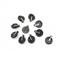 10 Pcs 2 Pins CR1616 Coin Button Battery Holder Container