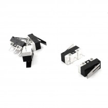 5Pcs  AC 125V 1A SPDT Long Hinge Lever Momentary Control Micro Switch