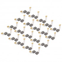 20 Pair Power Tool Replacement Motor Carbon Brushes Gray 9mm x 8mm x 4mm