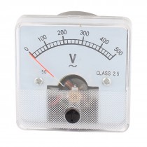 AC 0-500V Voltage Panel Volt Meter Analog Dial Gauge 50x50mm