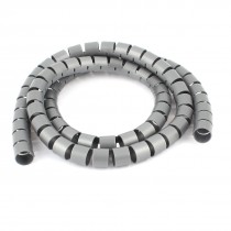 1m 3.3ft 15mm Inner Dia Spiral Wrap Bands Cable Organizer Wrap