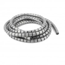3 Meter 10ft 10mm Inner Dia Spiral Wrapping Bands Cable Organizer Wrap