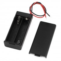 ON/OFF Switch Black 2 x 1.5V AAA Batteries Holder Case Storage Box
