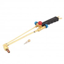 Gold Tone Black Gas Inverter Welding Gun Cutting Injector Torch Spare Part 35cm