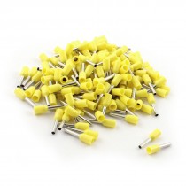 160 Pcs E1008 1 0MM2 18AWG Wire Yellow Insulation Tublar Ends Cable Terminals