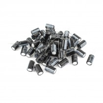 50pcs Through Hole Soldering Pin 13mm Dia Electrolytic Capacitor 25V 2200uF
