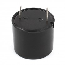 DC 3 24V 2 Pins Cylinder Electronic Continuous Sound Buzzer 23mmx20mm