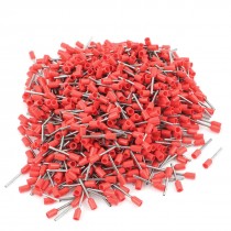 1000pcs E0512 22 AWG Red Sleeve Insulated Cable Ends Terminal Connectors