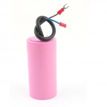 Pink Double Wire AC 250V 150uF 50/60Hz Motor Start Capacitor CD60