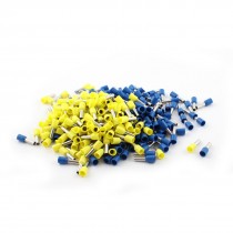 320pcs E4009 Yellow Blue Tube Head Insulated Terminals Connector 12AWG