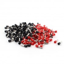 320pcs E6012 10AWG Black Red Tube Type Insulated Cable Ends Connectors