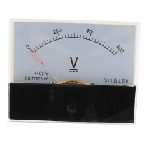 Class 1.5 DC 0-600V Analog Voltage Voltmeter Gauge Panel Volt Meter 44C2-V