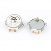 2pcs Microwave Oven CW CCW Synchronous Motor 4W 4rpm AC 220 240V