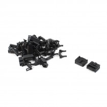 17 x 2 54mm 2X5P 10pin IDC Female Header Socket Connector Black