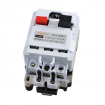 DZ162-40 AC 660V 40A 3 Pole Black Backplane Circuit Breaker