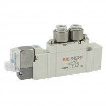 DC 12V L Plug Connector Internal Pilot Solenoid Valve