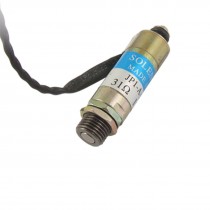 0.39" Male Thread Tubular Solenoid Electromagnet DC 24V