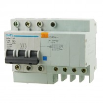 DZ47-63 3 Pole 400V 6000A Mini Circuit Breaker + Earth Leakage Circuit Breaker