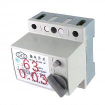 AC 220V 63A 2P Switch Type ELCB Earth Leakage Circuit Breaker Zxdip