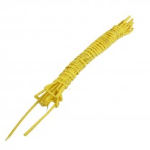 Ratio 2 1 0 8mm Dia Yellow Polyolefin Heat Shrinkable Tube 2M 6 6ft