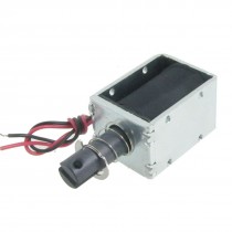 DC 24V 0 96A 11mm Stroke 0 3kg Push Type Open Frame Solenoid Electromagnet