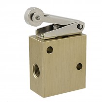 0.45" Thread 3 Position 2 Way Roller Mechanical Valve