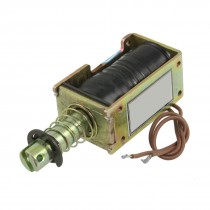 DC 24V Pull Type Open Frame Linear Motion Solenoid Electromagnet