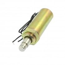 DC 24V 1 57A 10mm Stroke 1N Cylindrical Tubular Pull Type Solenoid
