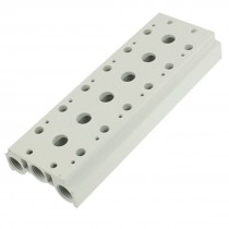 Rectangle 6 Stations Ceramic Manifold Base for Solenoid Valve
