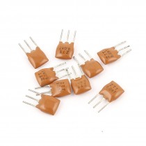 10 Pcs Radial Lead 3PINS Ceramic Filter Crystal Resonator ZTT8 0M 8MHz Frequency