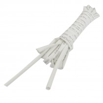 4 5mm Dia White Polyolefin Heat Shrinkable Tube 4M 13 1ft