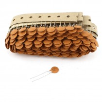 200pcs 500V 4 7nF Yellow High Voltage Ceramic Capacitor 10 Tolerance