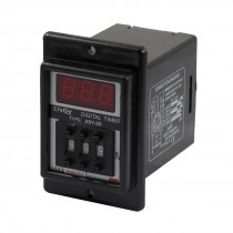 AC DC 36V 0 1 99 9 Minute Digital Timer Time Delay Relay Black 8 Pin ASY 3D