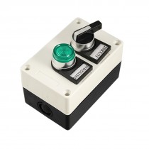 Green Light Flat Push Button 3 Position Switch Station